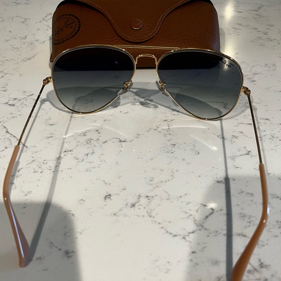 Blue Aviator Gradient Sunglasses for sale! - Picture 2 of 5